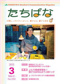 広報たちばな 2013年3月号表紙